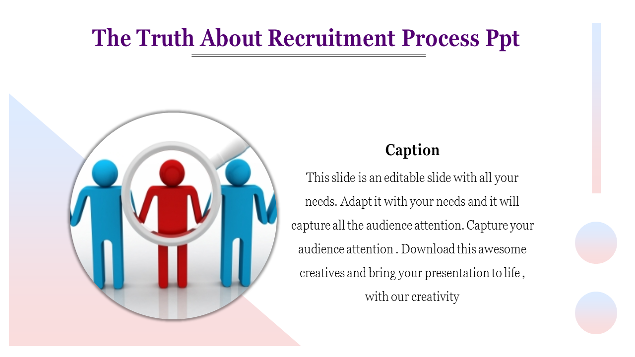 Editable Recruitment Process PPT  